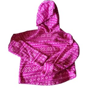 Jumping Beans Pink Geometric Hoodie Sweatshirt